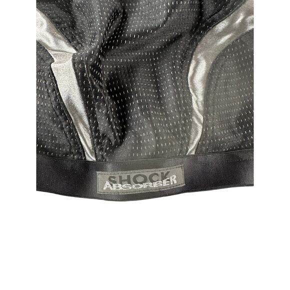 NWT Shock Absorber Black Medium Support Adjustable Bra Top Women's Size 34C - Picture 4 of 6